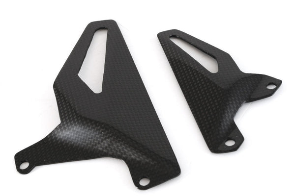 Fullsix Carbon Open Heel Guards for Ducati Panigale V4/S/R — carbon fibre set