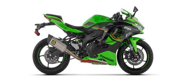 Arrow Competition full exhaust system stainless steel titanium Kawasaki ZX-4RR 71233PTZ