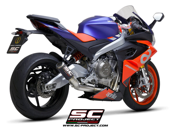 SC-Project Titan CR-T 2-1 full exhaust system for Aprilia RS 660 2020-2024