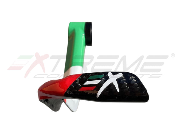 Extreme Components GP EVO Carbon Brake Lever Guard Italien edition with Italian flag hand-painted finish