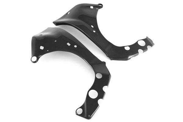Fullsix carbon frame covers for Yamaha YZF-R1/M 2015-2026, glossy 200 Plain weave