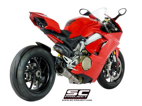 SC-Project S1 titanium semi-complete exhaust system for Ducati Panigale V4/S 2018-2020