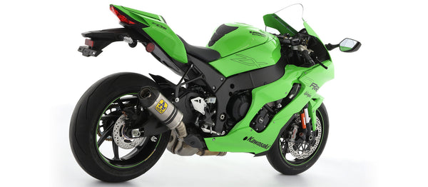 Arrow Indy-Race 71928PK titanium slip-on silencer with carbon end cap for Kawasaki ZX-10R/RR