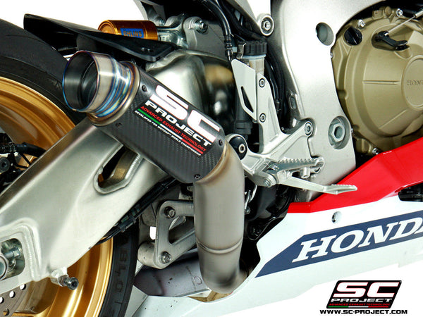 SC-Project GP70-R slip-on silencer Honda CBR 1000 RR SC77 titanium carbon