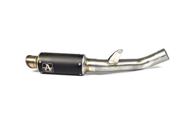 Arrow GP2 Dark stainless steel slip-on silencer 71542GPI for Aprilia RSV4 RR RF 2017-2018