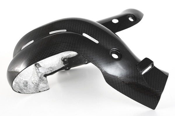 Fullsix carbon header heat shield for Ducati Panigale V4/S/R 2018-2021