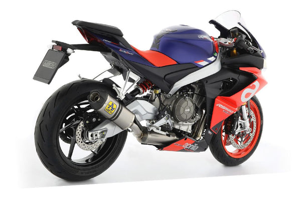 Arrow Indy Race aluminium slip-on silencer 71929AK for Aprilia RS 660 with carbon end cap