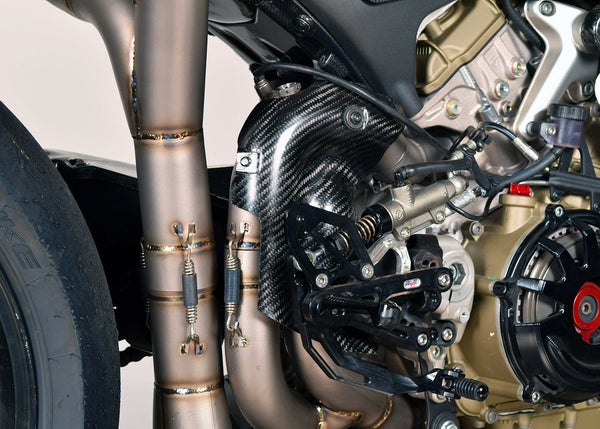 Spark Exhaust GDU8845 Grid-O full titanium exhaust system on Ducati Panigale V4