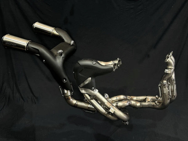 Vandemon High Titanium full exhaust system high mount for Ducati Panigale V4 V4 S V4 R 2018-2024