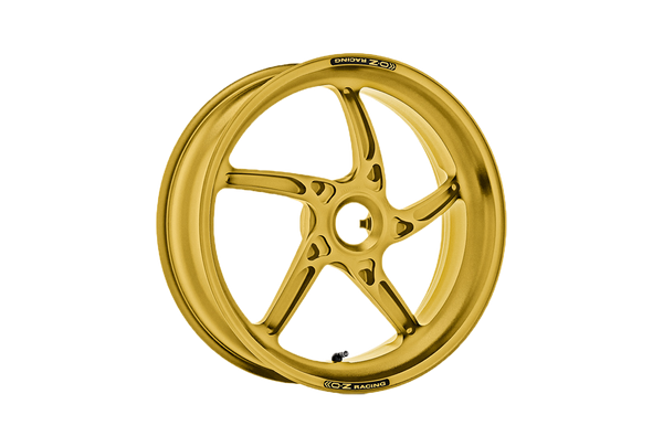 OZ Piega R forged aluminium rear wheel for Ducati Panigale V2 955 in techno black anodised finish