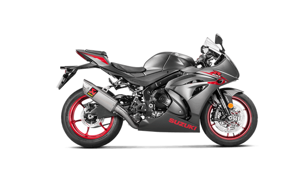 Akrapovic Evolution Line titanium full exhaust system on Suzuki GSX-R 1000 2017-2023