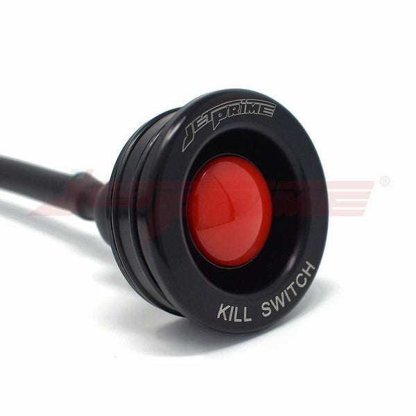 JetPrime JP KS 015 kill switch button for Yamaha YZF-R3 in titanium finish