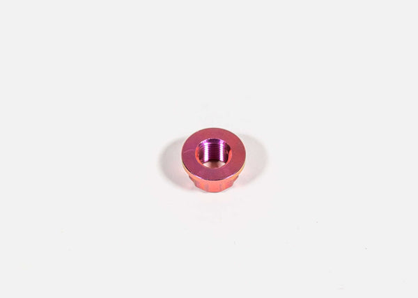 TGP MotoRacing titanium M10x1.25 purple anodised sprocket carrier nut kit for Ducati Panigale V4