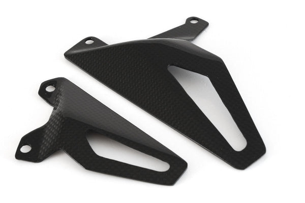 Fullsix Carbon Open Heel Guards for Ducati Panigale V4/S/R — carbon fibre set