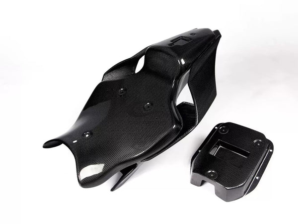 Carbonin complete carbon race fairing set for Yamaha YZF-R1/M RN65 2020-2026, natural carbon weave finish