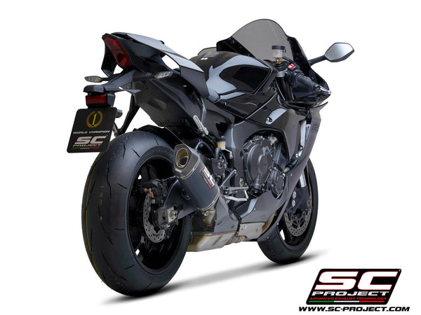 SC-Project SC1-S slip-on silencer for Yamaha YZF-R1 RN65 2020-2026