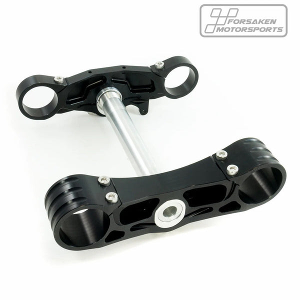 Forsaken Motorsport black anodised triple clamp for Honda CBR 600 RR 2007–2016