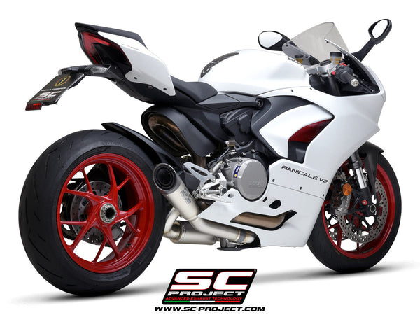 SC-Project S1 titanium semi-complete 2-1 exhaust system for Ducati Panigale V2 955