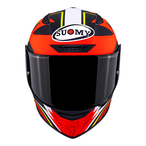 Suomy Track-1 full-face helmet matte red Sam Lowes Replica 2025
