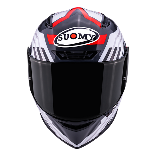 Suomy Track-1 Framework White/Red full-face helmet K6T10022