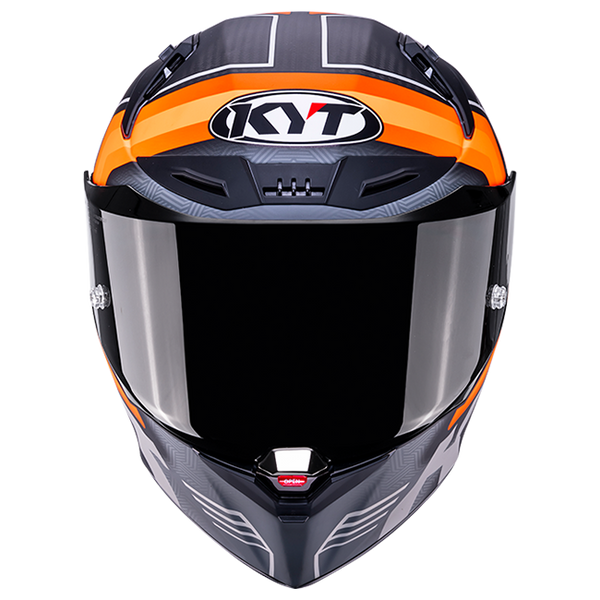 KYT R1R full-face helmet carbon accelerator matte orange Y6R10001
