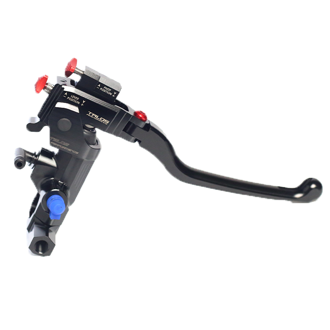 Talos XS.19 CNC billet aluminium radial racing brake master cylinder 19 mm black anodised