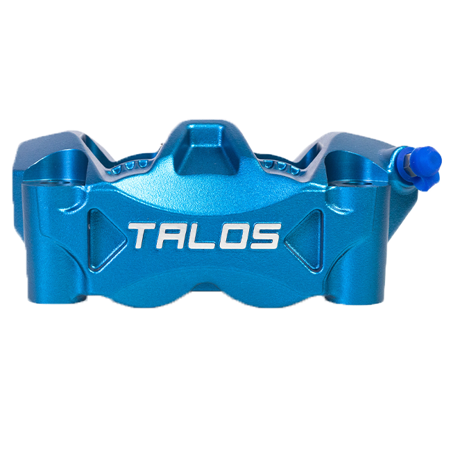 Talos C52 cast monoblock P4 32/32 front left brake caliper 100mm blue anodised