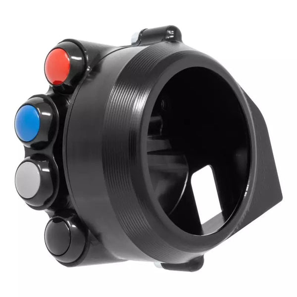 JetPrime CNC aluminium throttle housing with handlebar switch for BMW S1000RR K67 2021-2026, JP ACC 038