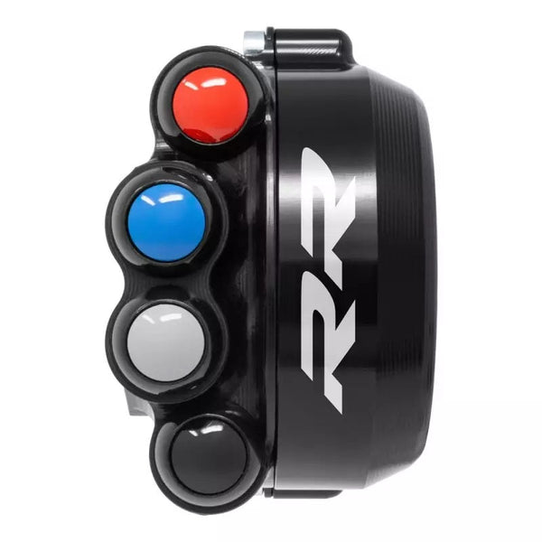 JetPrime CNC aluminium throttle housing with handlebar switch for BMW S1000RR K67 2021-2026, JP ACC 038