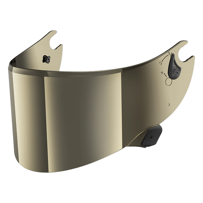 Shark gold mirrored visor for Aeron and Aeron GP helmets