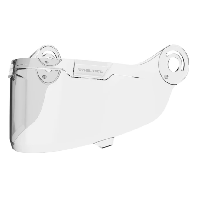 MT-Helmets Jarama SV Visor Clear, Silver Vents – Max Vision Shield (MT-V-32)