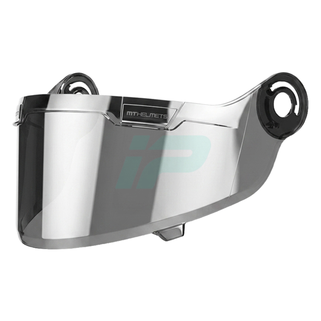 MT-Helmets Jarama SV Visor Silver, Black Chrome Vents – Max Vision Shield (MT-V-32)