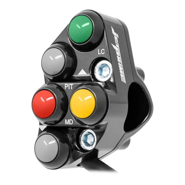 JetPrime JP PSR HO017 Race left handlebar switch for Honda CBR 1000 RR SC77 anodised aluminium
