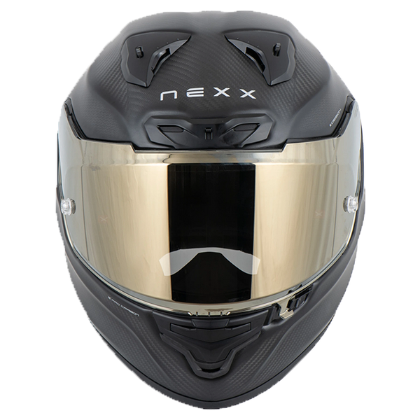 Nexx X.R3R Zero Pro 2 helmet in carbon gold matt finish