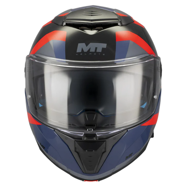 MT-Helmets Atom 2 SV Dexter B15 Flip-Up Helmet – Gloss – front view