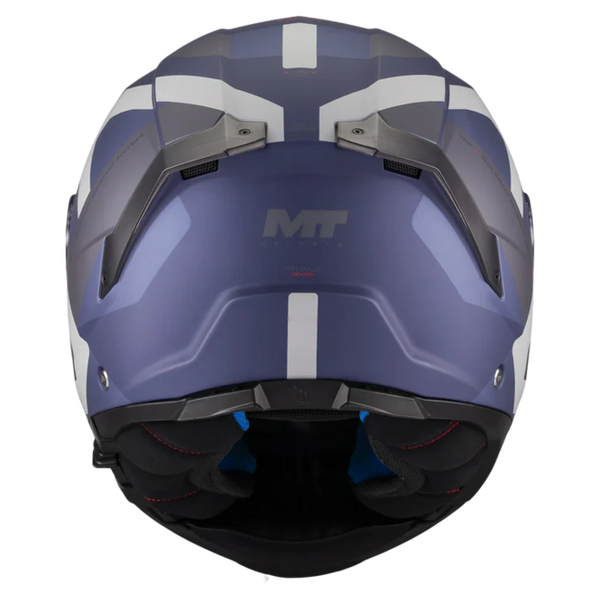 MT-Helmets Atom 2 SV Dexter C2 Flip-Up Helmet – Matt – rear view