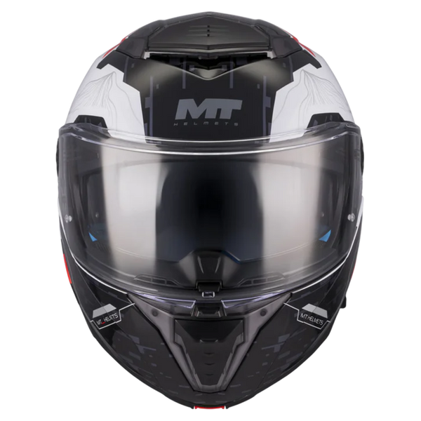 MT-Helmets Atom 2 SV Highlands A7 Flip-Up Helmet – Gloss – front view