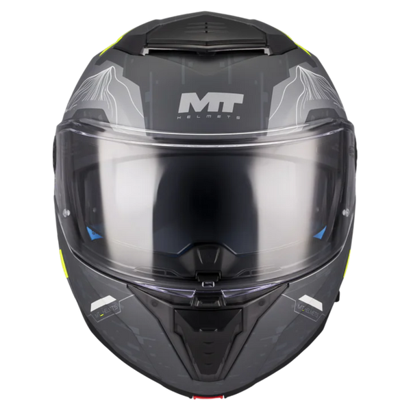 MT-Helmets Atom 2 SV Highlands E2 Flip-Up Helmet – Matt – front view