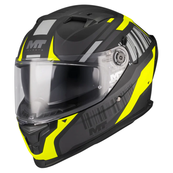 MT-Helmets Braker SV Cockpit B13 Full-Face Helmet – Matt – front three-quarter view