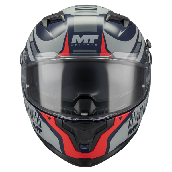 MT-Helmets Braker SV Cockpit C5 Full-Face Helmet – Gloss – front view