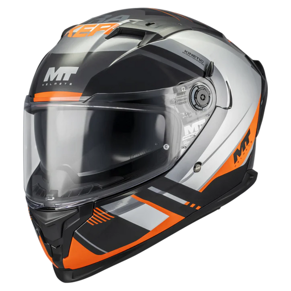 MT-Helmets Braker SV Inception B4 Full-Face Helmet – Gloss – front three-quarter view