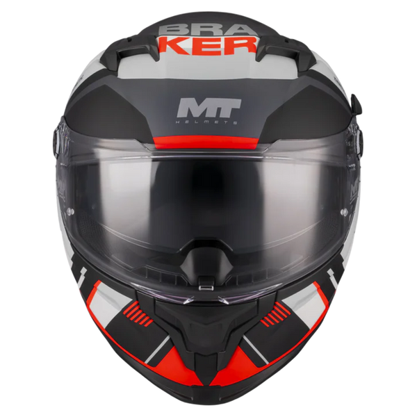 MT-Helmets Braker SV Inception B5 Full-Face Helmet – Matt – front view