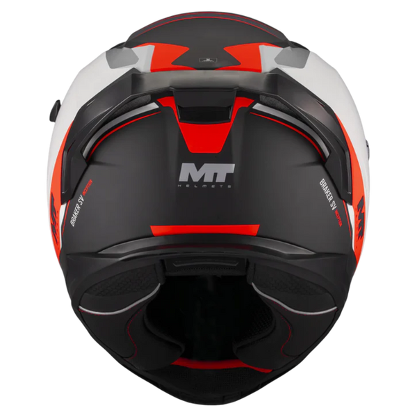 MT-Helmets Braker SV Inception B5 Full-Face Helmet – Matt – rear view