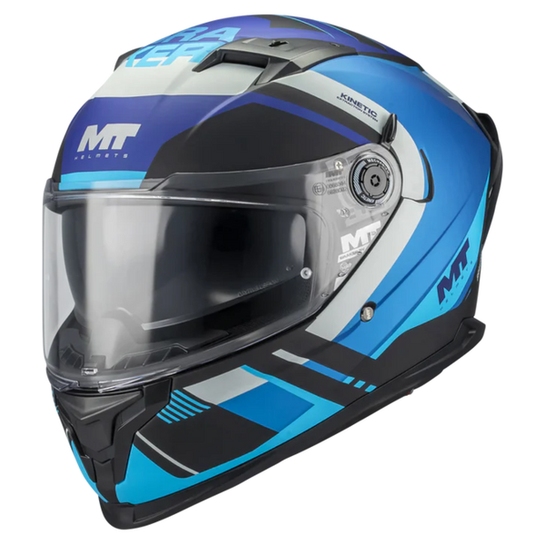 MT-Helmets Braker SV Inception B7 Full-Face Helmet – Matt – front three-quarter view