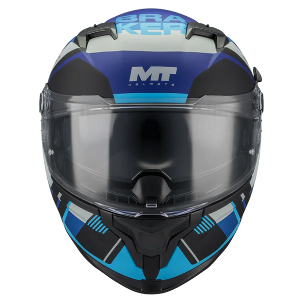 MT-Helmets Braker SV Inception B7 Full-Face Helmet – Matt – front view