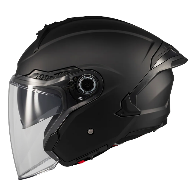 MT-Helmets Cosmo SV Pure A1 Jet Helmet – Matt Black
