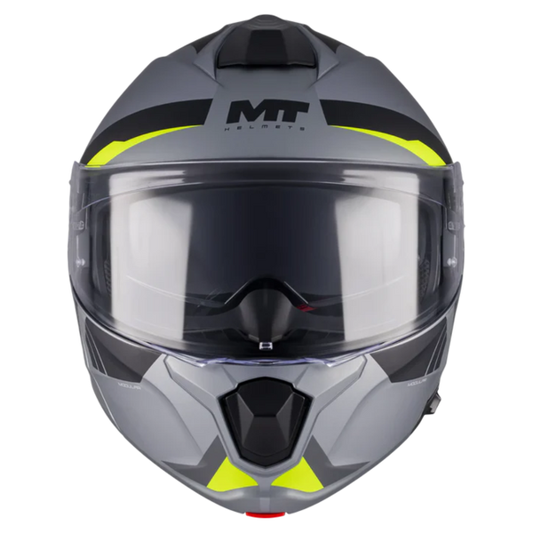 MT-Helmets Genesis R SV Cheeky C3 Flip-Up Helmet – Matt – front view