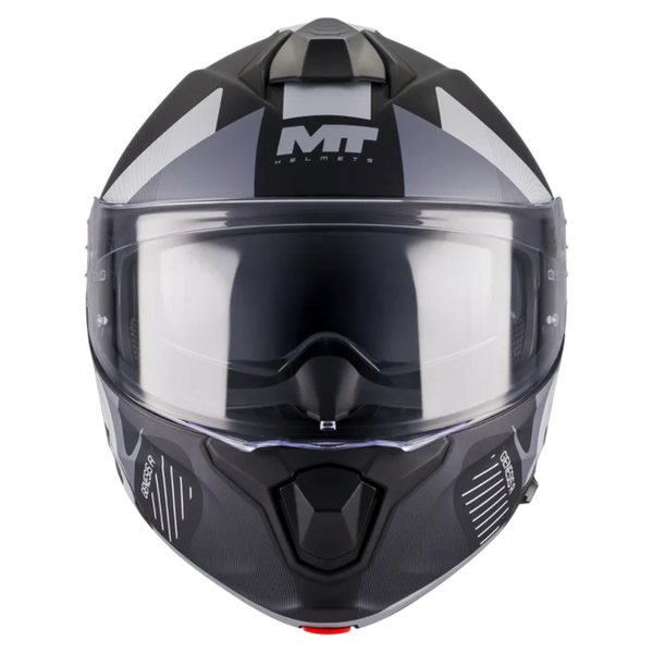 MT-Helmets Genesis R SV Lancer B12 Flip-Up Helmet – Matt – front view