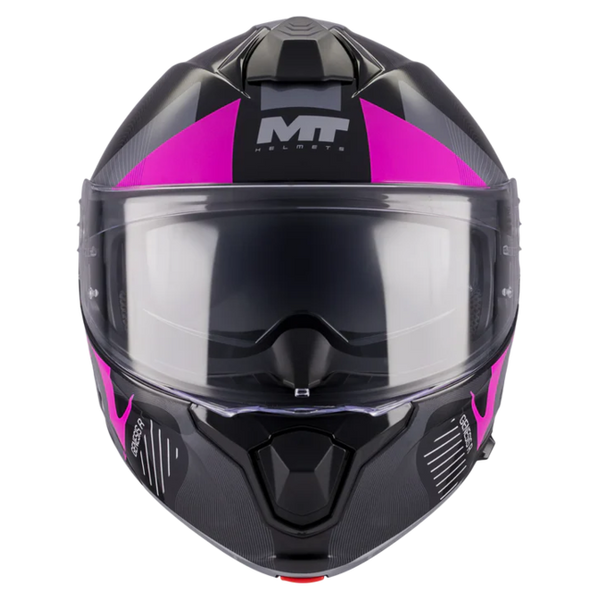 MT-Helmets Genesis R SV Lancer B8 Flip-Up Helmet – Gloss – front view