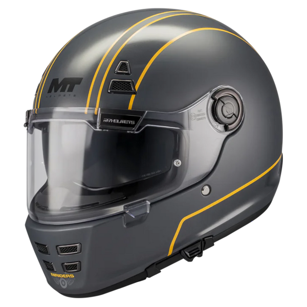 MT-Helmets Jarama SV Wild C2 Full-Face Helmet – Matt / Gloss – front three-quarter view